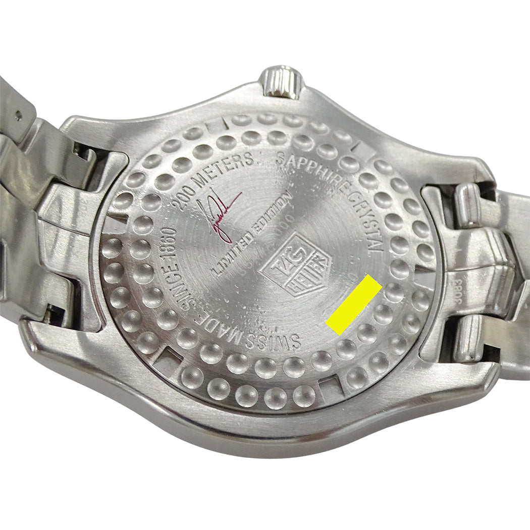 TAG Heuer タグホイヤー リンク タイガーウッズ WJ2110 BA0570 メンズ 腕時計 タイガーウッズ 8000本限定 自動巻き ステンレス 磨き済み【中古】