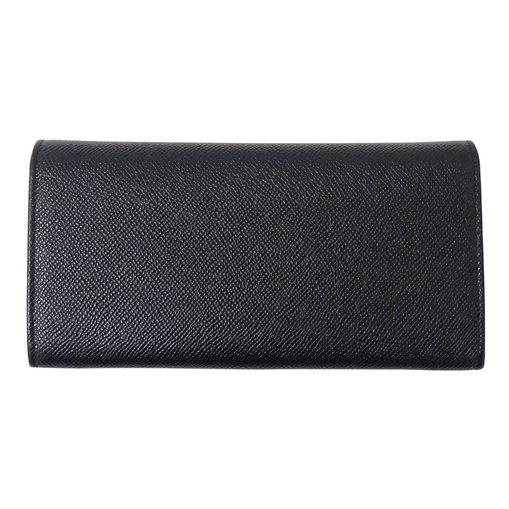 BVLGARI ブルガリ 長財布 ブルガリブルガリ ブラック 30412 レザー メンズ 【中古】
