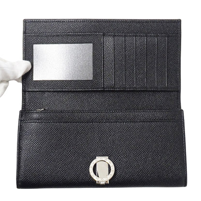BVLGARI ブルガリ 長財布 ブルガリブルガリ ブラック 30412 レザー メンズ 【中古】