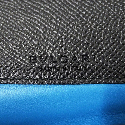 BVLGARI ブルガリ 長財布 ブルガリブルガリ ブラック 30412 レザー メンズ 【中古】