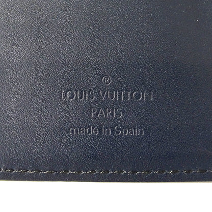 LOUIS VUITTON ルイ・ヴィトン アジェンダ PM 手帳カバー モノグラム マット ブルー レディース メンズ 【中古】