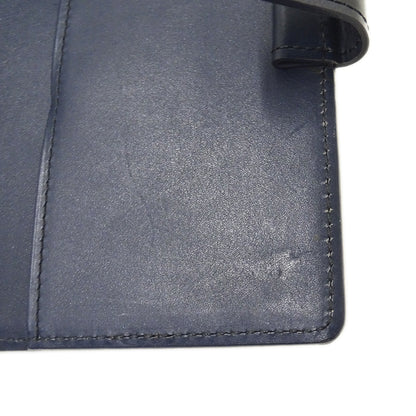 LOUIS VUITTON ルイ・ヴィトン アジェンダ PM 手帳カバー モノグラム マット ブルー レディース メンズ 【中古】