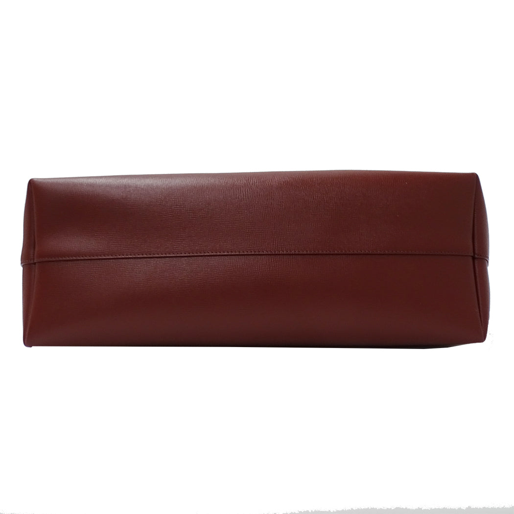 TOM FORD トムフォード トートバッグ ボルドー ワインレッド レザー レディース 【中古】