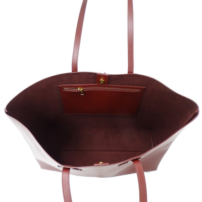 TOM FORD トムフォード トートバッグ ボルドー ワインレッド レザー レディース 【中古】