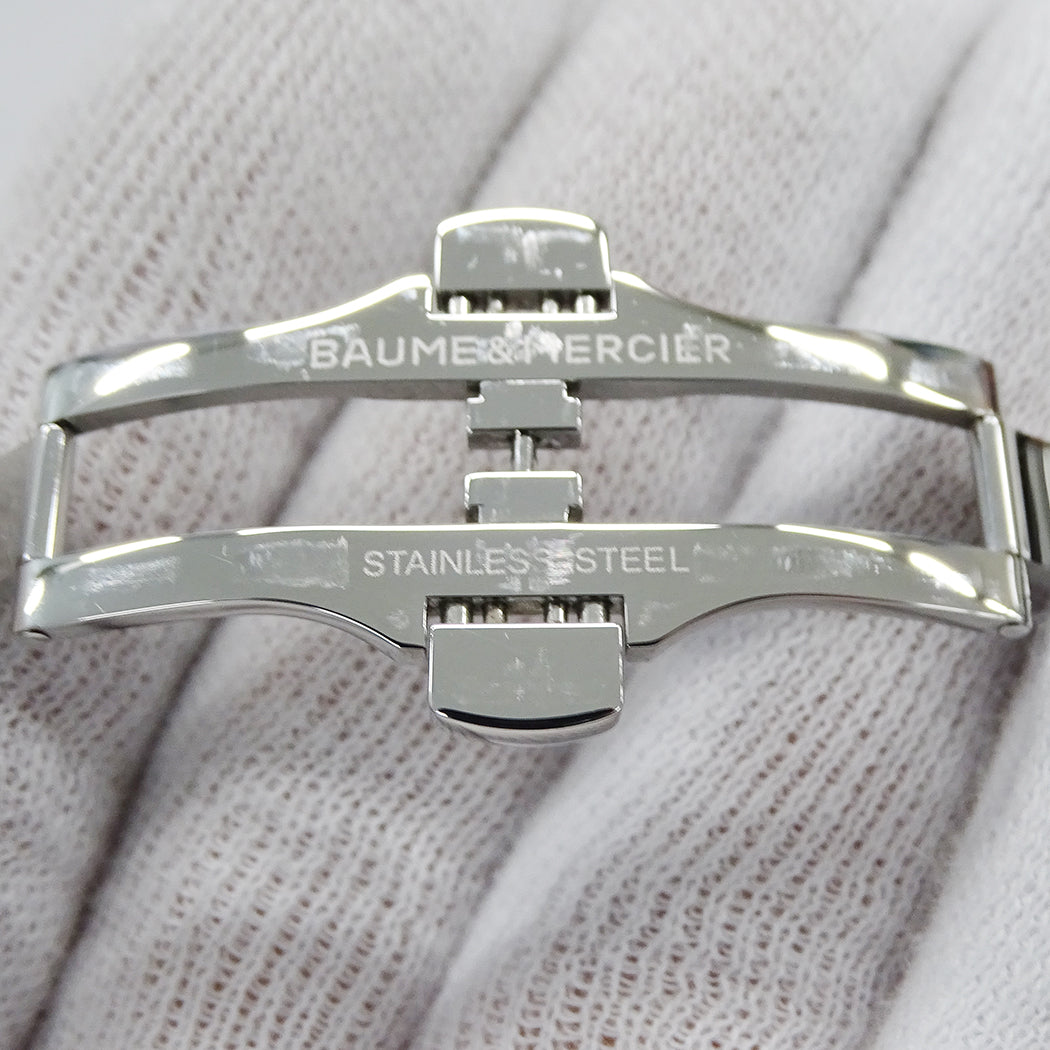 BAUME＆MERCIER ボーム＆メルシエ リビエラ M0A10829 メンズ 腕時計 デイト 自動巻き SS【中古】