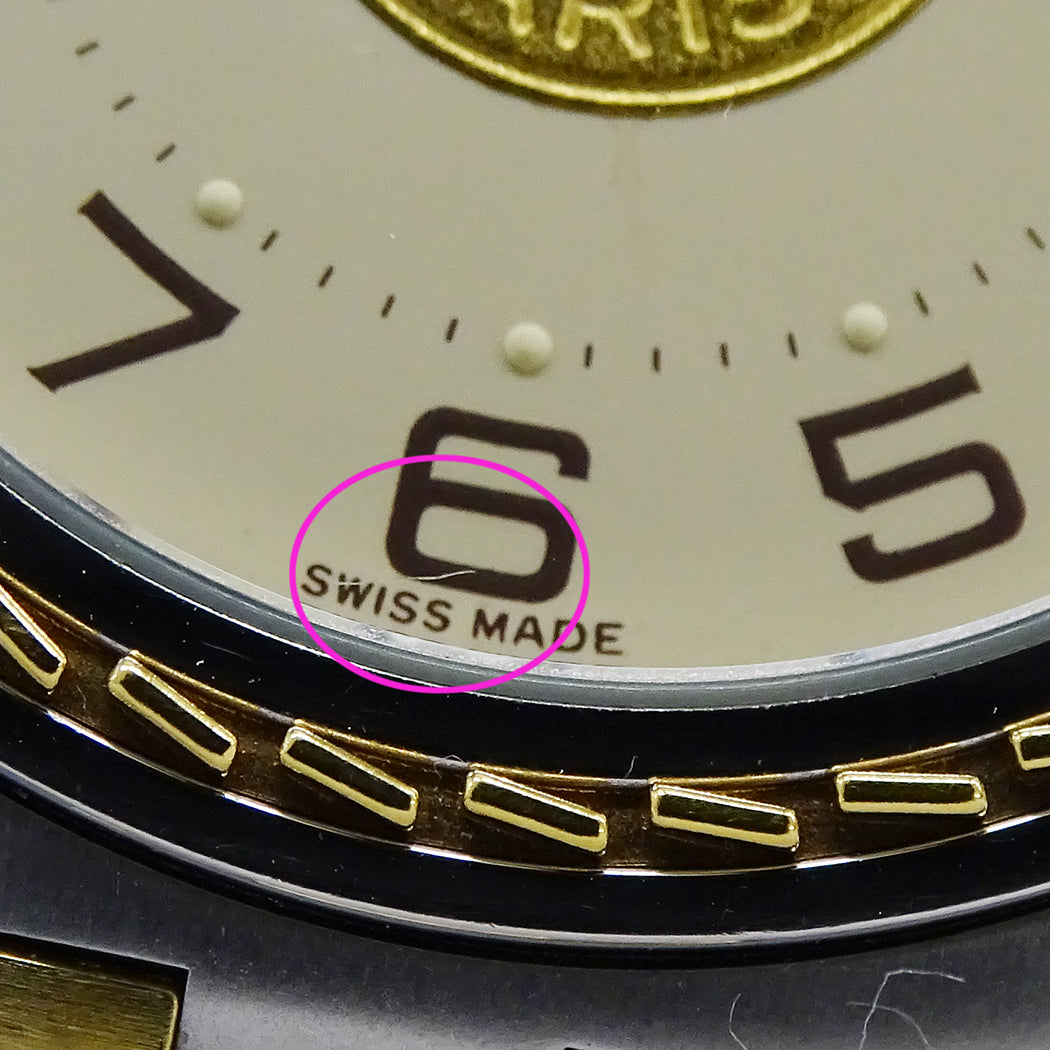 HERMES エルメス セリエ SE3.720 メンズ 腕時計 クオーツ QZ SS GP 【中古】