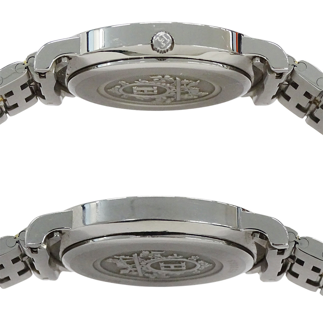 HERMES エルメス セリエ SE3.720 メンズ 腕時計 クオーツ QZ SS GP 【中古】