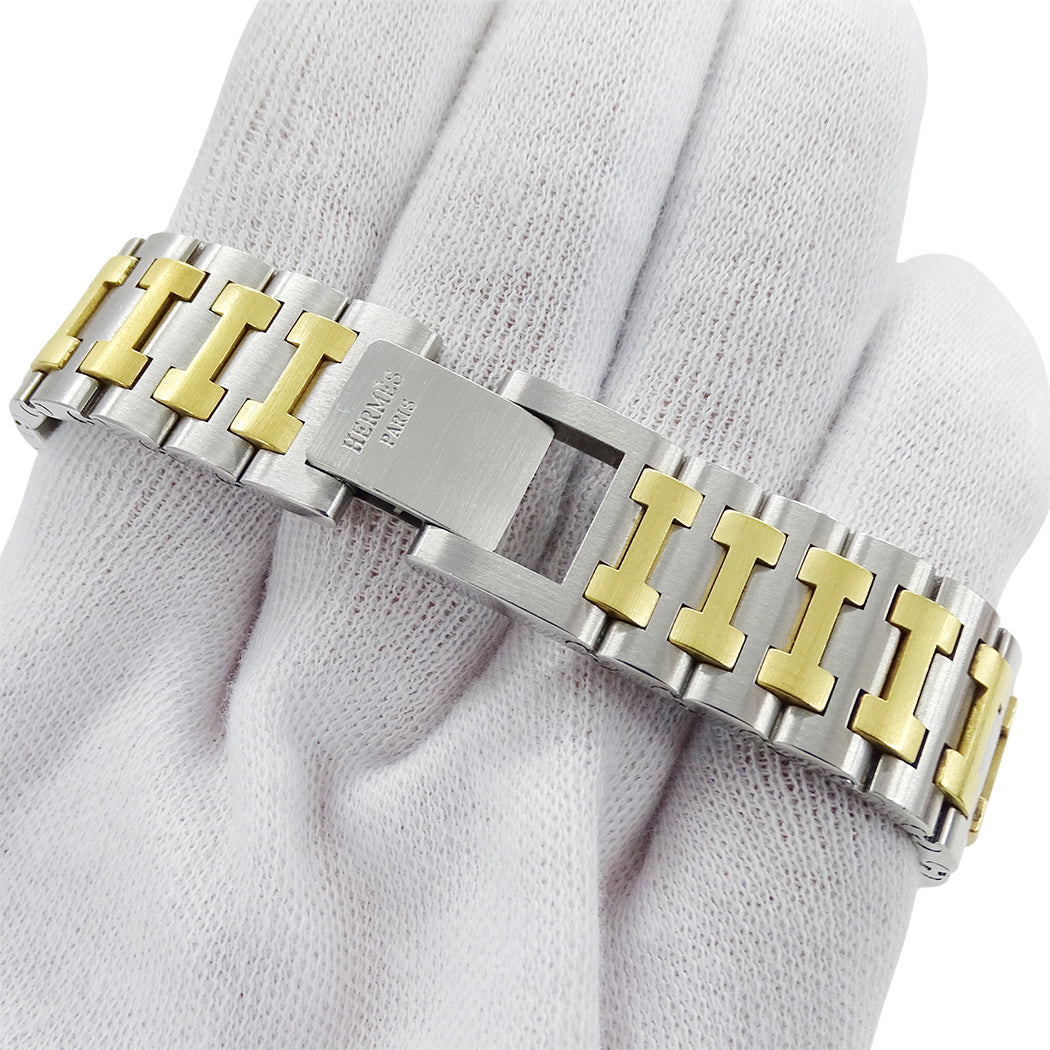 HERMES エルメス セリエ SE3.720 メンズ 腕時計 クオーツ QZ SS GP 【中古】
