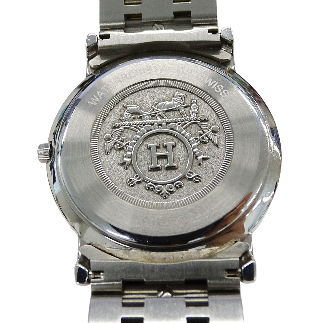 HERMES エルメス セリエ SE3.720 メンズ 腕時計 クオーツ QZ SS GP 【中古】