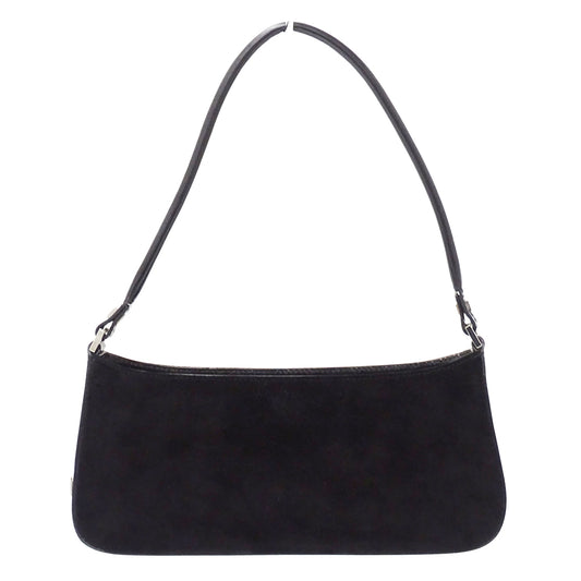 Ferragamo フェラガモ ショルダーバッグ ブラック EE-21 1235 スエード レディース 【中古】