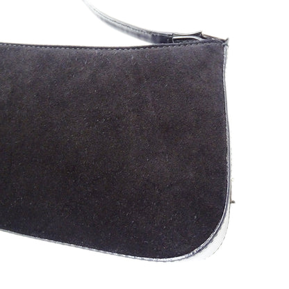 Ferragamo フェラガモ ショルダーバッグ ブラック EE-21 1235 スエード レディース 【中古】