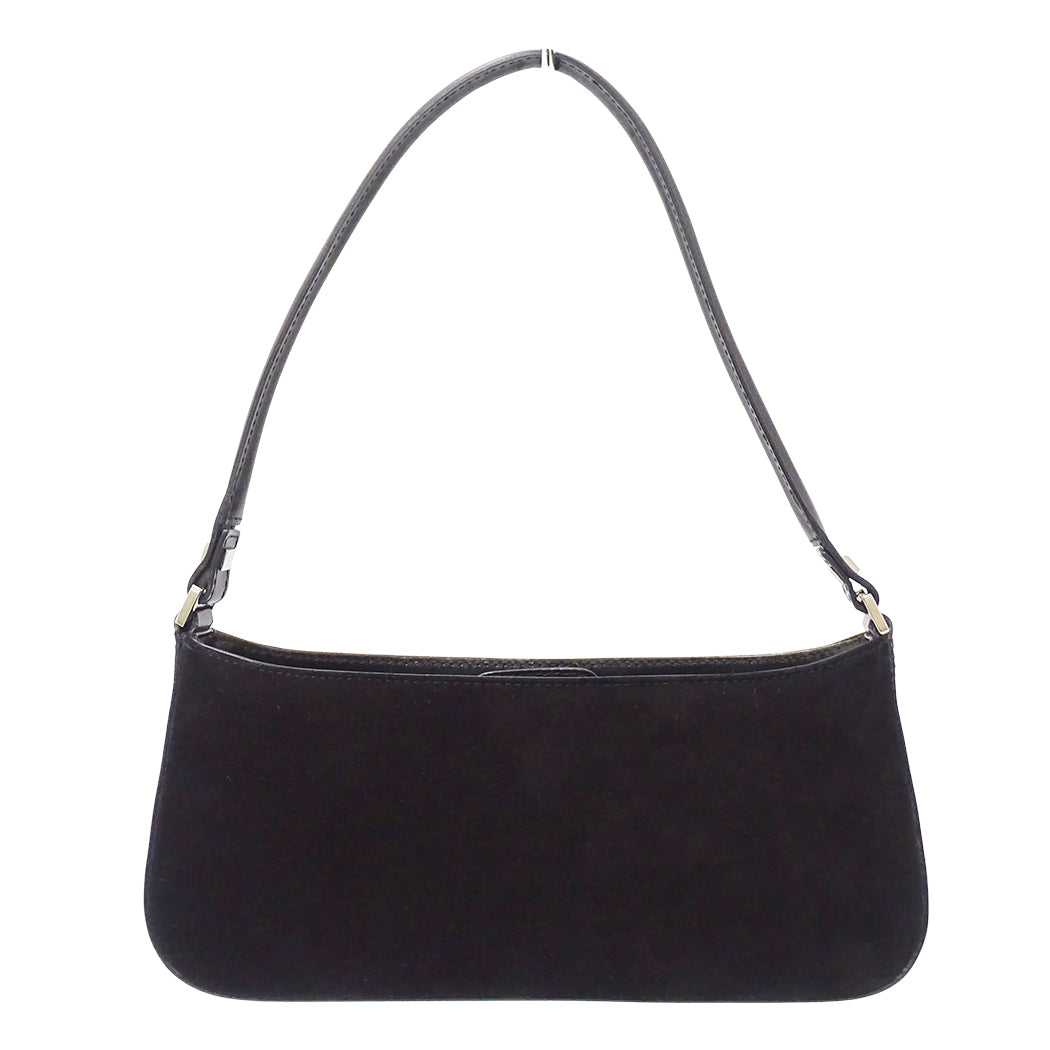 Ferragamo フェラガモ ショルダーバッグ ブラック EE-21 1235 スエード レディース 【中古】