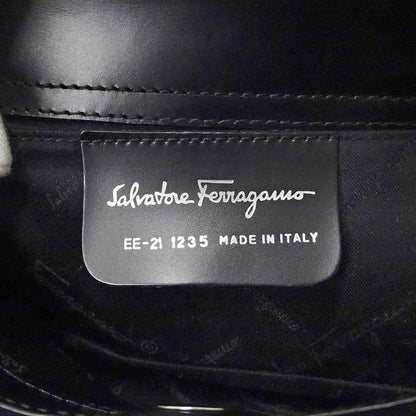 Ferragamo フェラガモ ショルダーバッグ ブラック EE-21 1235 スエード レディース 【中古】