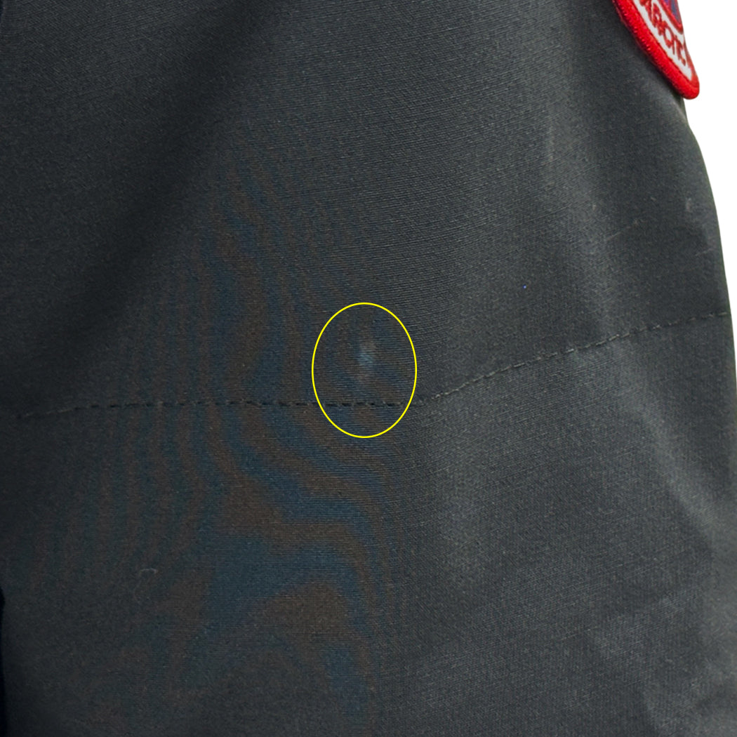 CANADA GOOSE カナダグース ウィンダム パーカ ダウンジャケット ブラック 3808MA フュージョンフィット ポリエステル メンズ S 【中古】