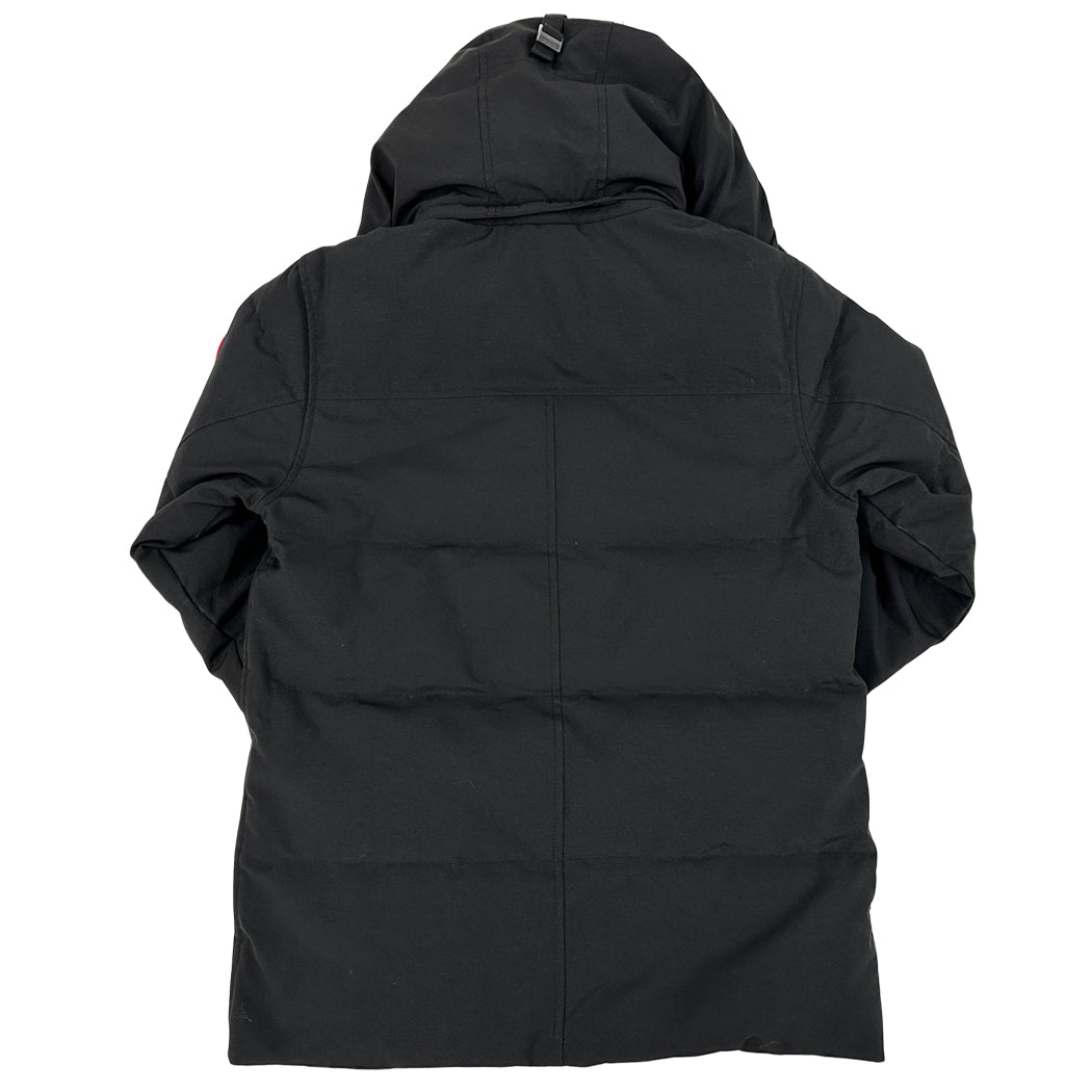 CANADA GOOSE カナダグース ウィンダム パーカ ダウンジャケット ブラック 3808MA フュージョンフィット ポリエステル メンズ S 【中古】