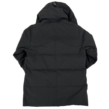 CANADA GOOSE カナダグース ウィンダム パーカ ダウンジャケット ブラック 3808MA フュージョンフィット ポリエステル メンズ S 【中古】