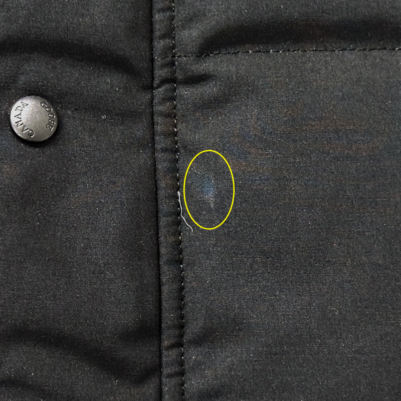 CANADA GOOSE カナダグース ウィンダム パーカ ダウンジャケット ブラック 3808MA フュージョンフィット ポリエステル メンズ S 【中古】