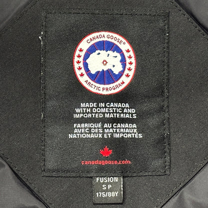 CANADA GOOSE カナダグース ウィンダム パーカ ダウンジャケット ブラック 3808MA フュージョンフィット ポリエステル メンズ S 【中古】