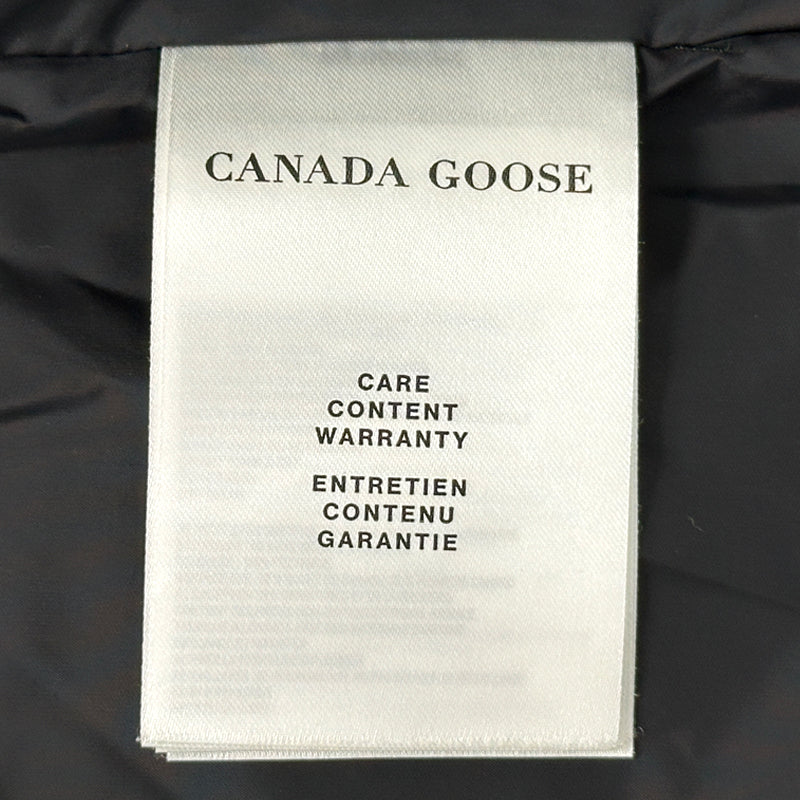CANADA GOOSE カナダグース ウィンダム パーカ ダウンジャケット ブラック 3808MA フュージョンフィット ポリエステル メンズ S 【中古】
