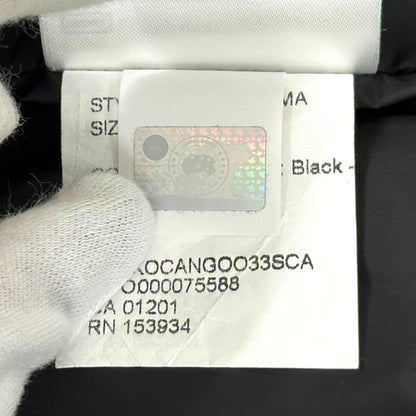 CANADA GOOSE カナダグース ウィンダム パーカ ダウンジャケット ブラック 3808MA フュージョンフィット ポリエステル メンズ S 【中古】