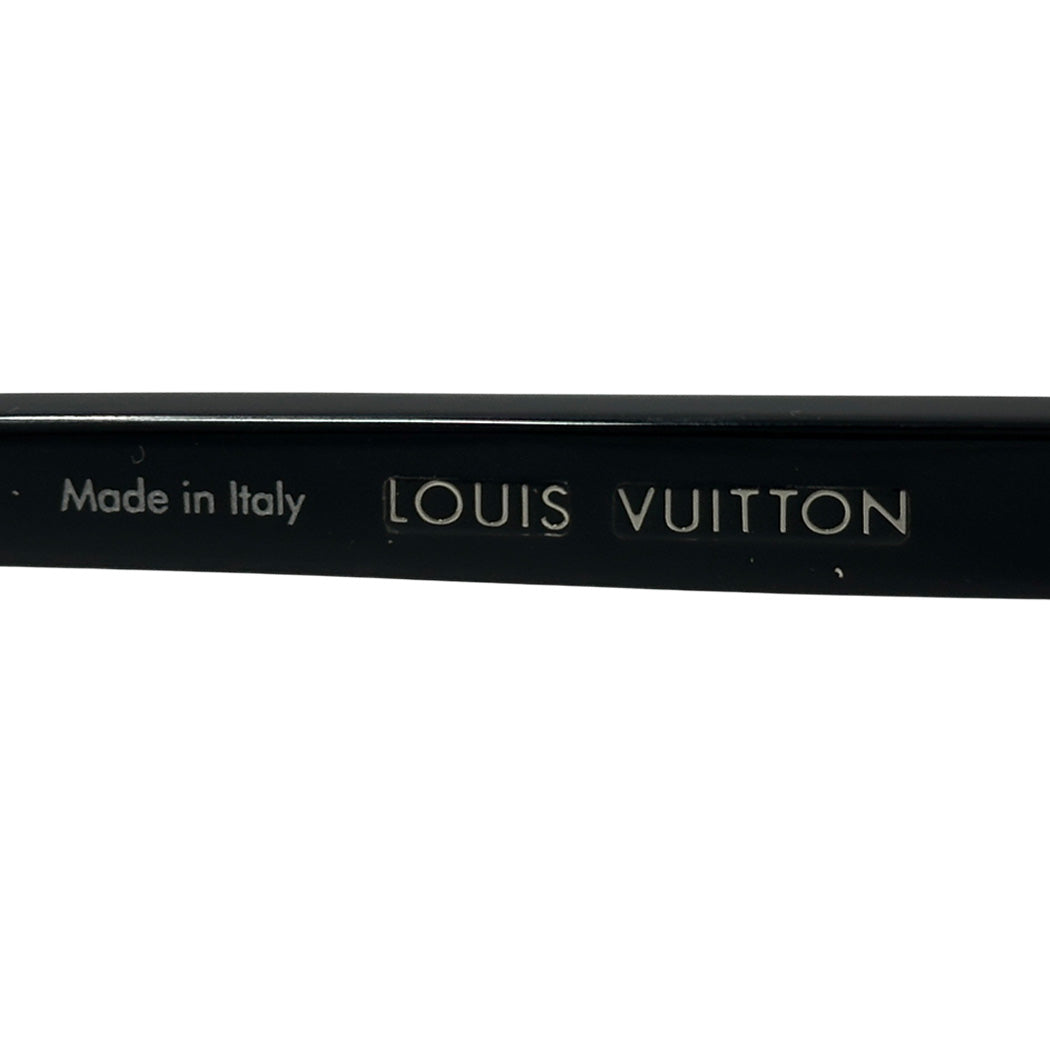 LOUIS VUITTON ルイ・ヴィトン サングラス･LV シグネチャー ･スクエア ラウンド サングラス ノワール ブルー Z1963U メンズ 【中古】