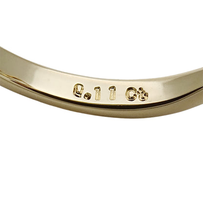 MIKIMOTO ミキモト リング 指輪 リボン K18 ダイヤモンド D0.11 約9号 レディース 磨き済み【中古】