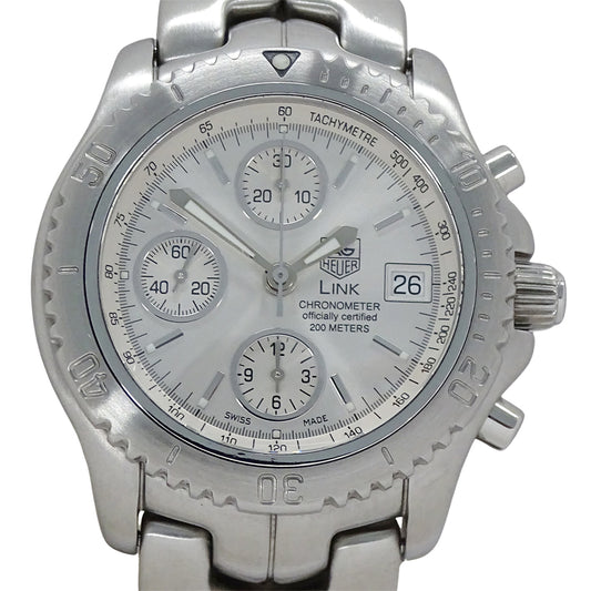 TAG Heuer タグホイヤー リンク CT5113 BA0550 メンズ 腕時計 クロノグラフ 自動巻き SS 磨き済み【中古】