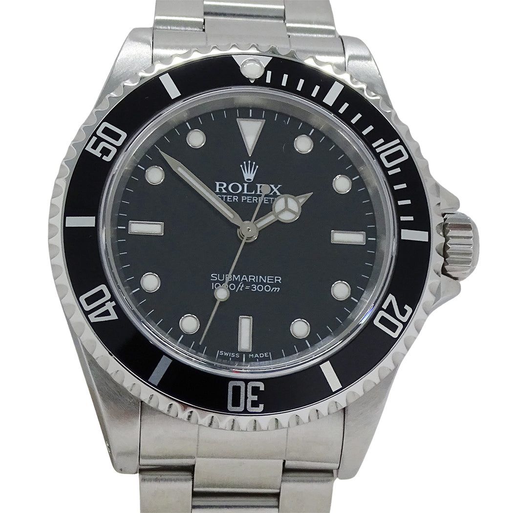 ROLEX ロレックス サブマリーナ ノンデイト 14060 F番 メンズ 腕時計 自動巻き AT ステンレス 磨き済み【中古】