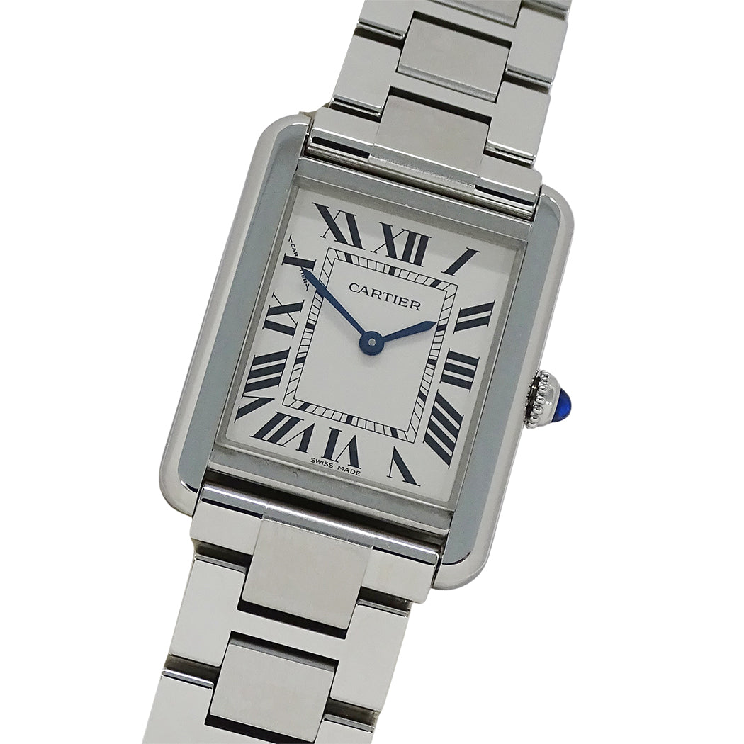 Cartier カルティエ タンクソロ SM W5200013 レディース 腕時計 クオーツ QZ ステンレス 磨き済み【中古】