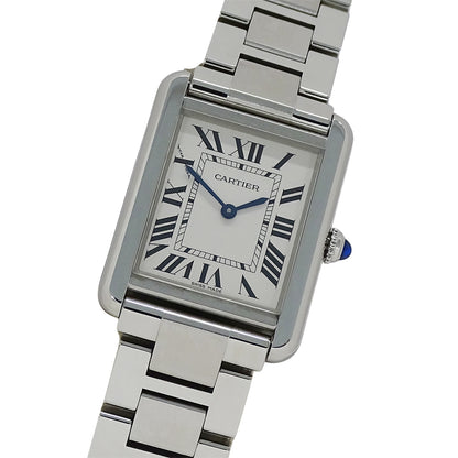 Cartier カルティエ タンクソロ SM W5200013 レディース 腕時計 クオーツ QZ ステンレス 磨き済み【中古】