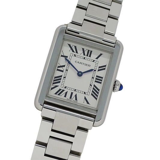 Cartier カルティエ タンクソロ SM W5200013 レディース 腕時計 クオーツ QZ ステンレス 磨き済み【中古】