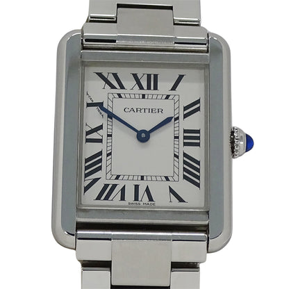 Cartier カルティエ タンクソロ SM W5200013 レディース 腕時計 クオーツ QZ ステンレス 磨き済み【中古】