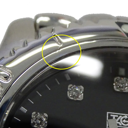 TAG Heuer タグホイヤー リンク WT111R BA0551 メンズ 腕時計 11Pダイヤモンド デイト クオーツ SS 磨き済み【中古】