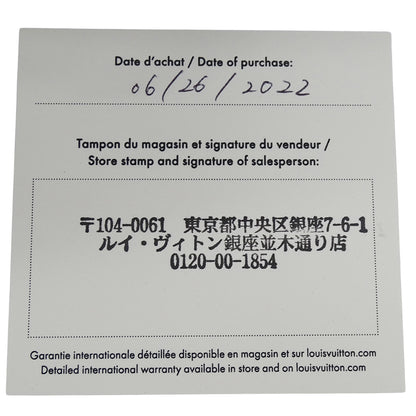 LOUIS VUITTON ルイ・ヴィトン タンブール ムーンデュアルタイム QA104 レディース 腕時計 クオーツ SS 磨き済み【中古】