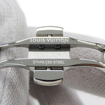 LOUIS VUITTON ルイ・ヴィトン タンブール ムーンデュアルタイム QA104 レディース 腕時計 クオーツ SS 磨き済み【中古】