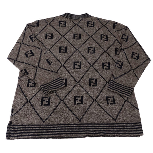 FENDI フェンディ セーター トップス ブラウン アクリル レディース メンズ 【中古】