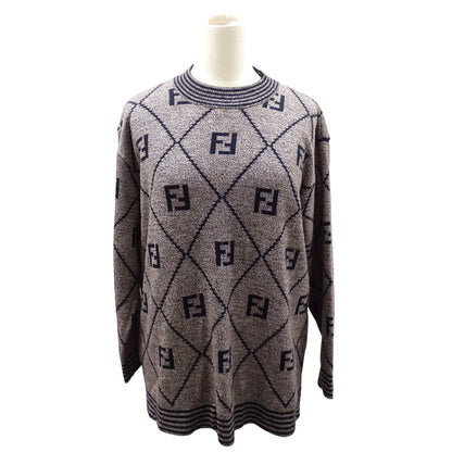 FENDI フェンディ セーター トップス ブラウン アクリル レディース メンズ 【中古】