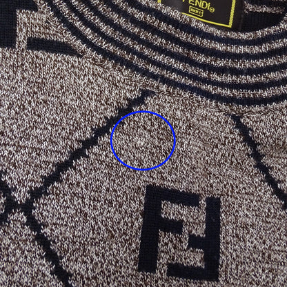 FENDI フェンディ セーター トップス ブラウン アクリル レディース メンズ 【中古】