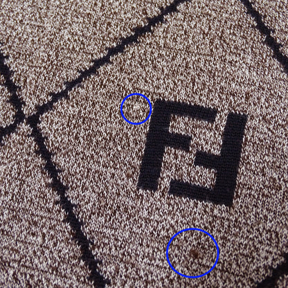 FENDI フェンディ セーター トップス ブラウン アクリル レディース メンズ 【中古】