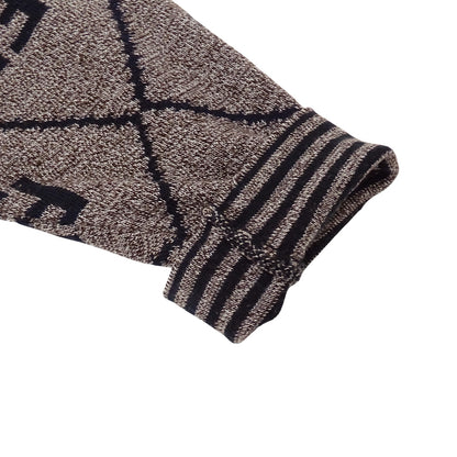 FENDI フェンディ セーター トップス ブラウン アクリル レディース メンズ 【中古】