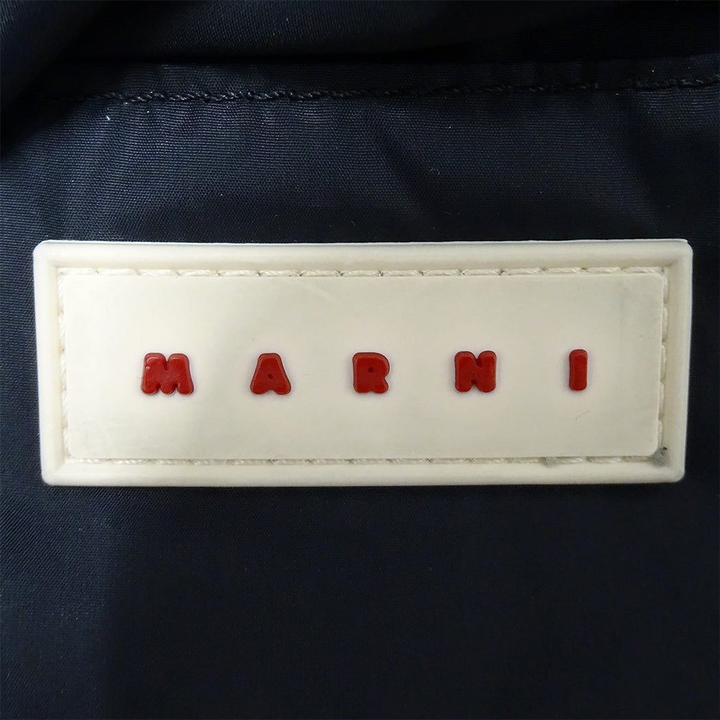 MARNI マルニ トートバッグ ブラック ナイロン メンズ レディース 【中古】