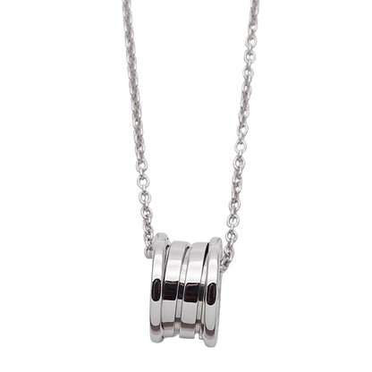 BVLGARI ブルガリ B-zero1 ビーゼロワン ネックレス 750WG レディース 磨き済み【中古】