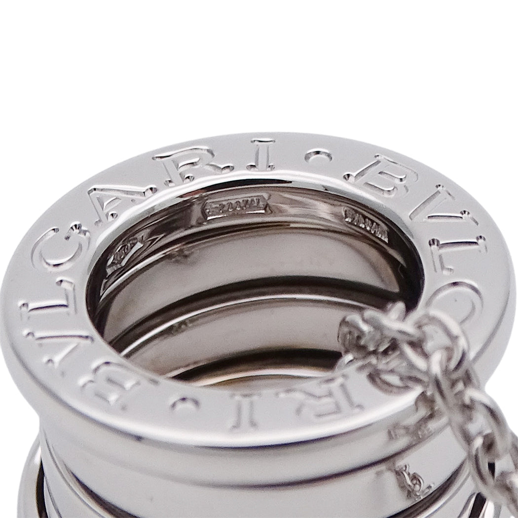 BVLGARI ブルガリ B-zero1 ビーゼロワン ネックレス 750WG レディース 磨き済み【中古】