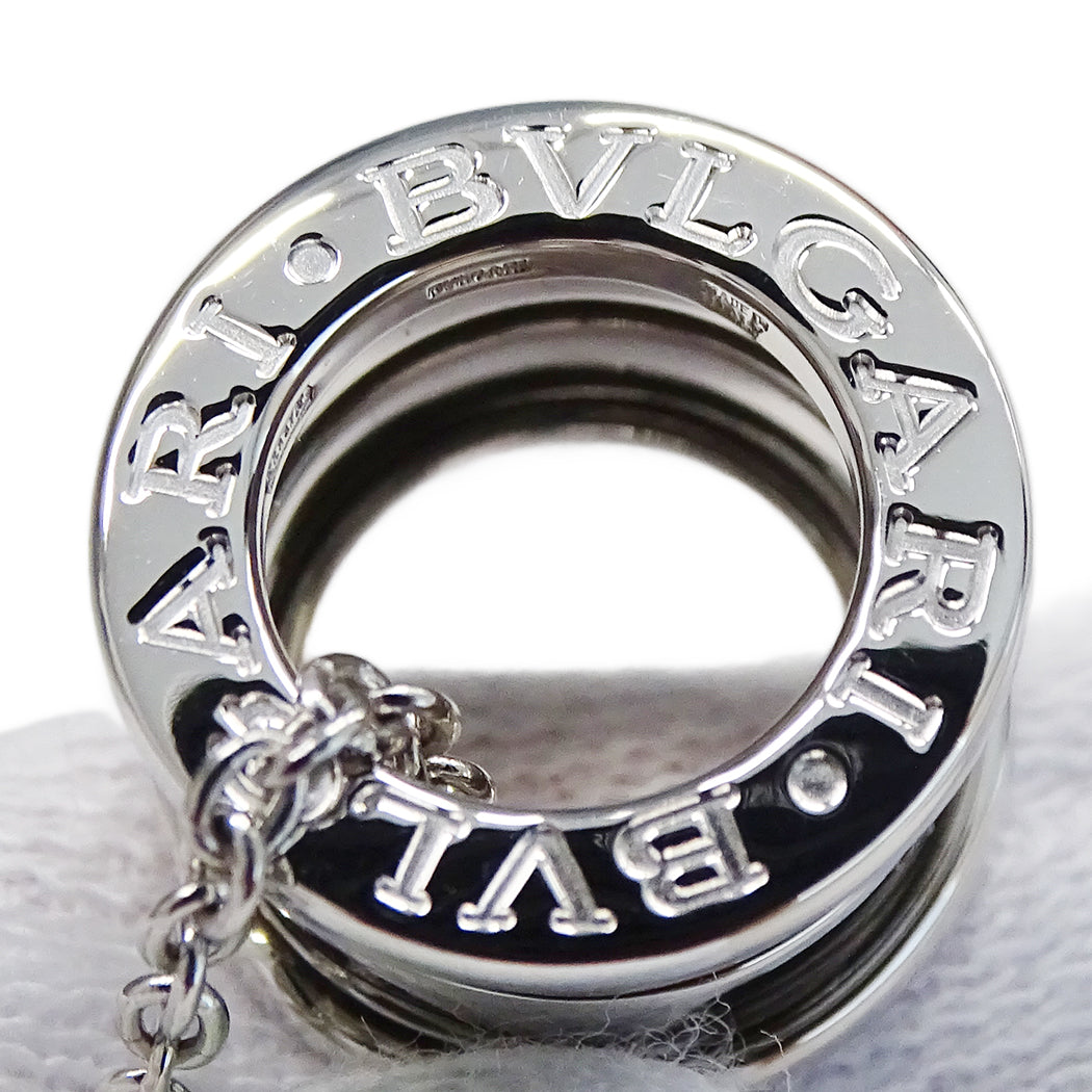 BVLGARI ブルガリ B-zero1 ビーゼロワン ネックレス 750WG レディース 磨き済み【中古】