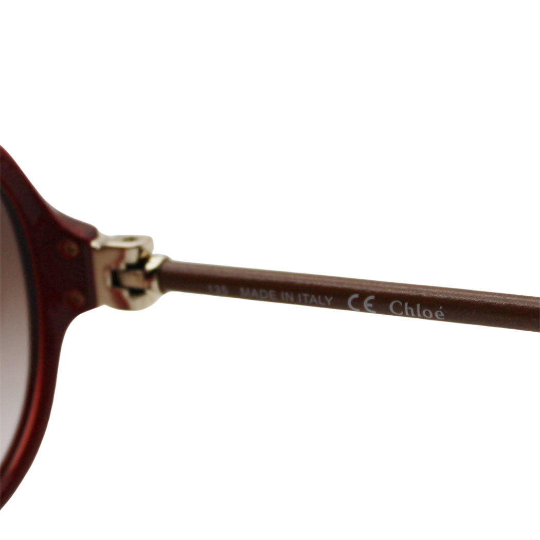 Chloe クロエ サングラス ブラウン CE639SL レディース 【中古】