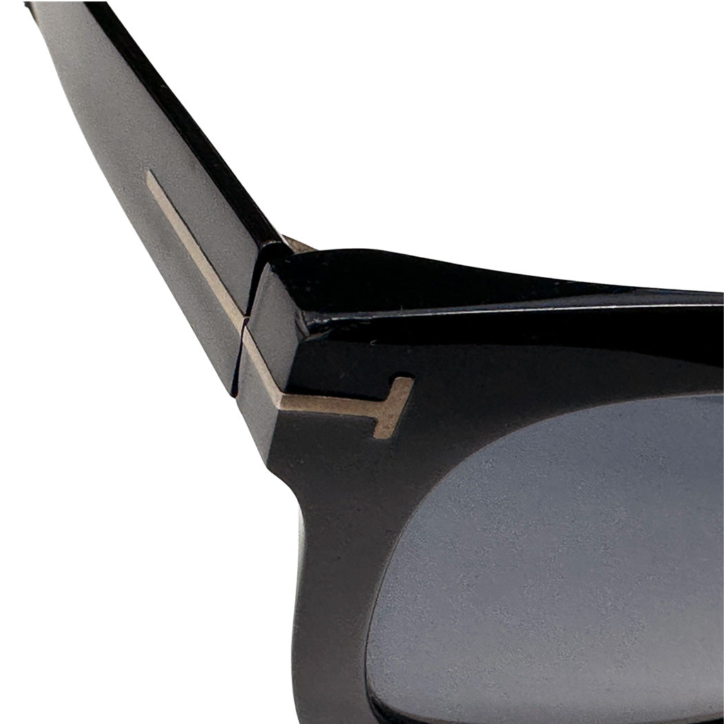 TOM FORDトムフォード サングラス 55□23 145 TF803-K ブラック ブルー メンズ 【中古】