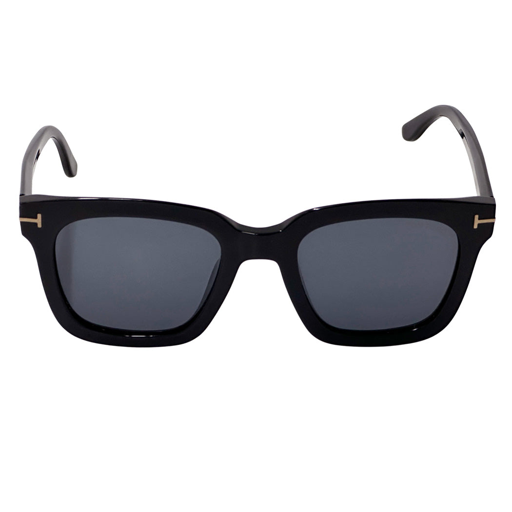 TOM FORDトムフォード サングラス 55□23 145 TF803-K ブラック ブルー メンズ 【中古】