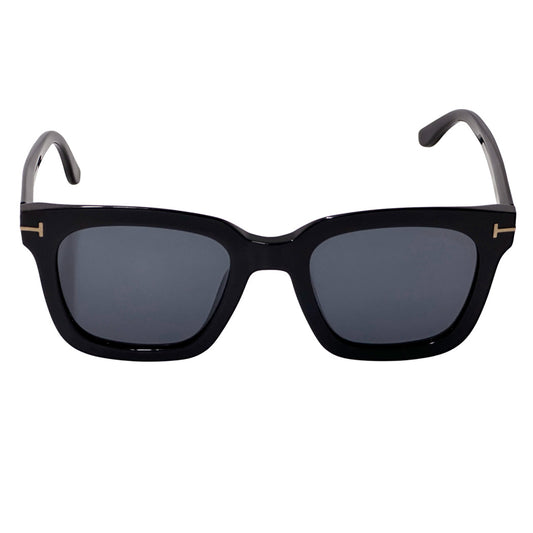 TOM FORDトムフォード サングラス 55□23 145 TF803-K ブラック ブルー メンズ 【中古】