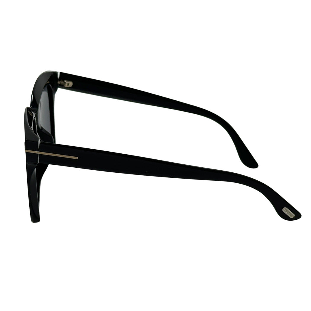 TOM FORDトムフォード サングラス 55□23 145 TF803-K ブラック ブルー メンズ 【中古】