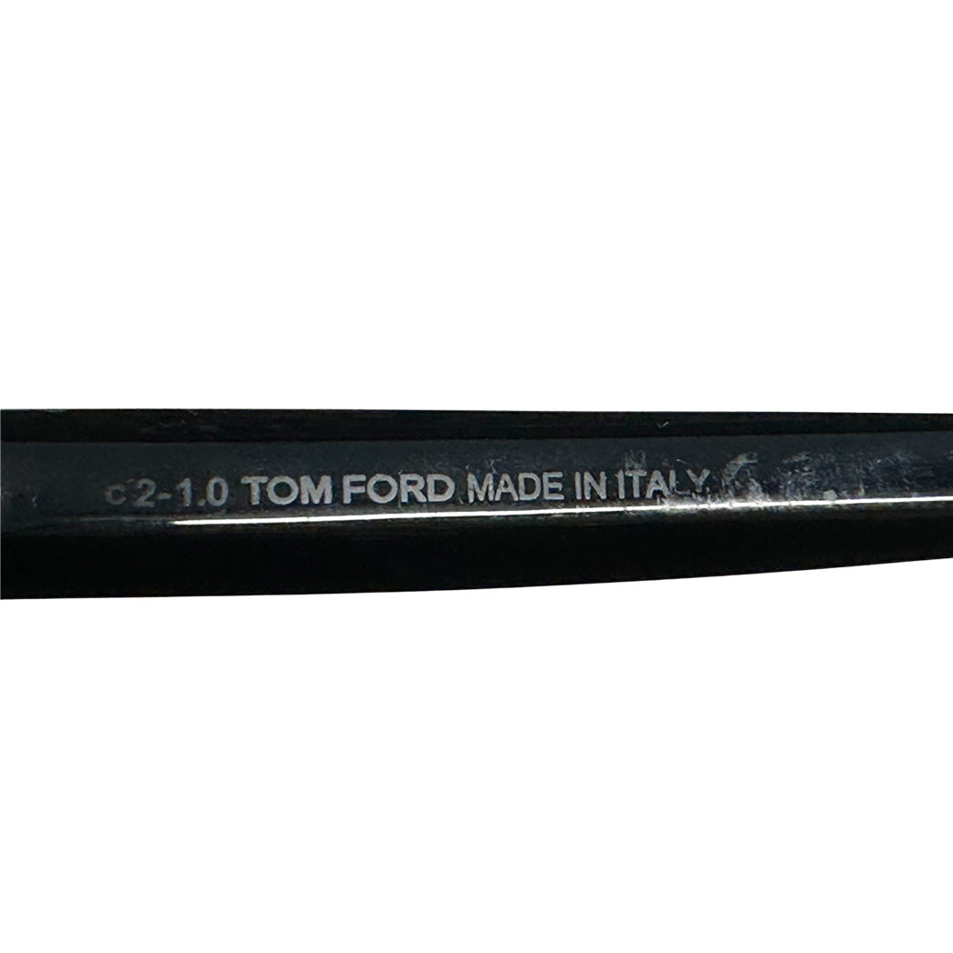 TOM FORDトムフォード サングラス 55□23 145 TF803-K ブラック ブルー メンズ 【中古】